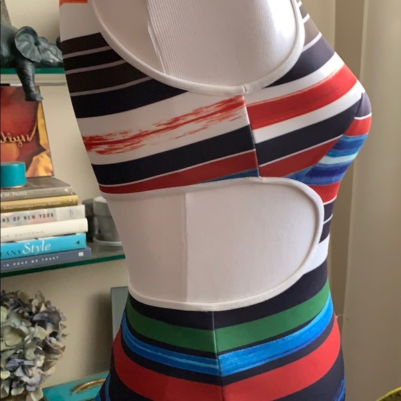 *SOLD* Clover Canyon Striped Dress - Picture 3 of 8